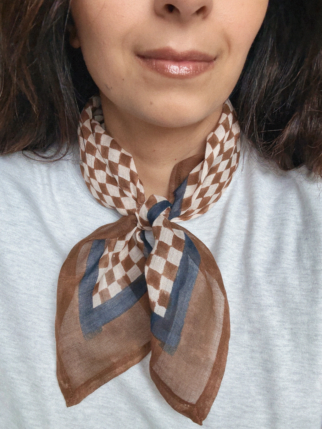 Cocoa Bandana Scarf