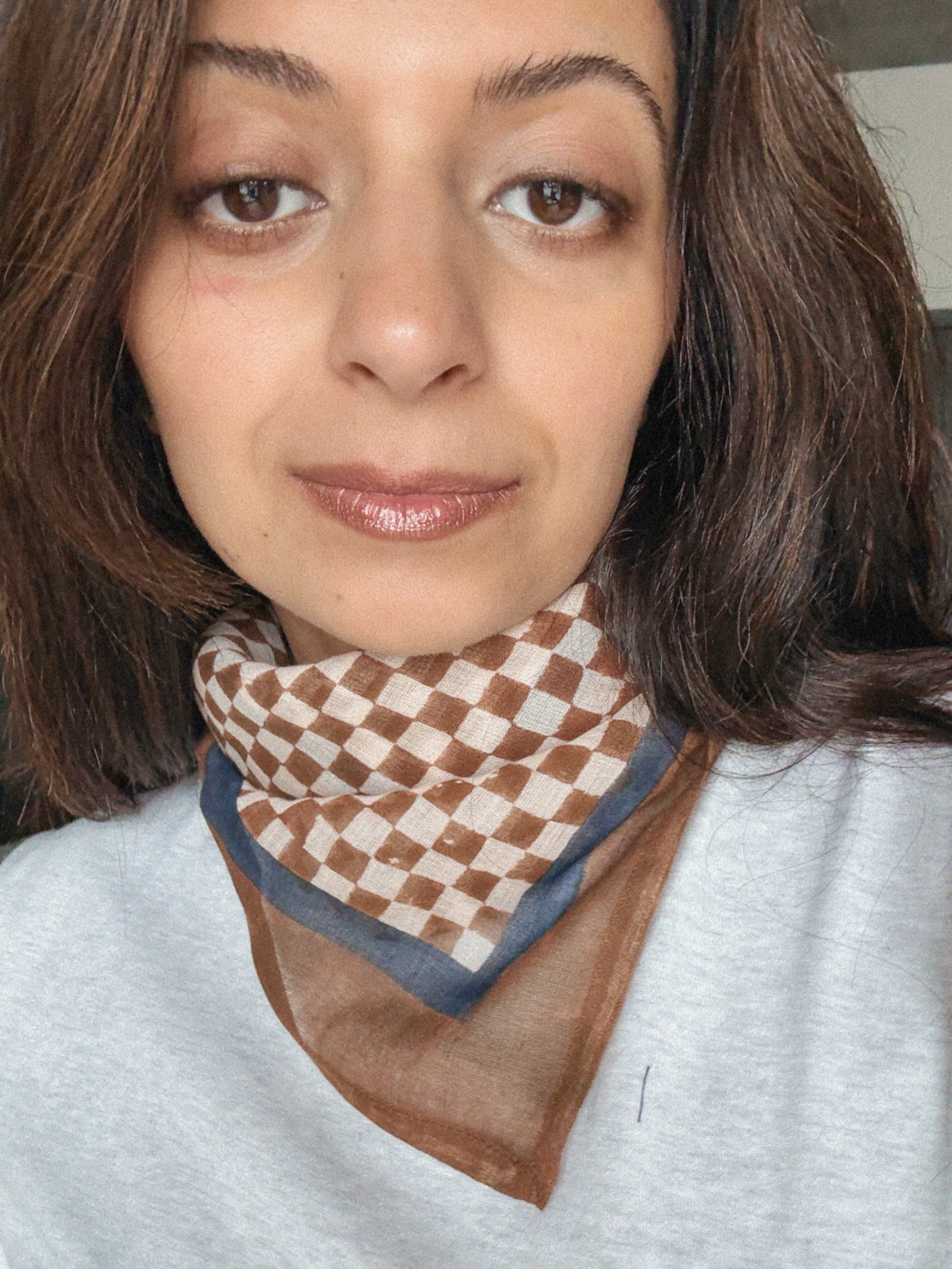 Cocoa Bandana Scarf